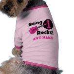 Zijnd Rotsen 1! met Roze Gitaar Dieren Shirt