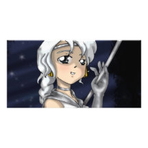 Zilveren Senshi Fotokaart