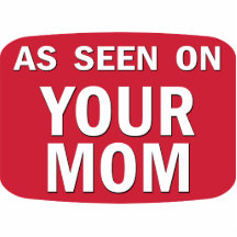 Zoals Gezien op Uw Mamma Foto Beeldje