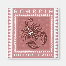 Zodiac Scorpio Fridge Magnet