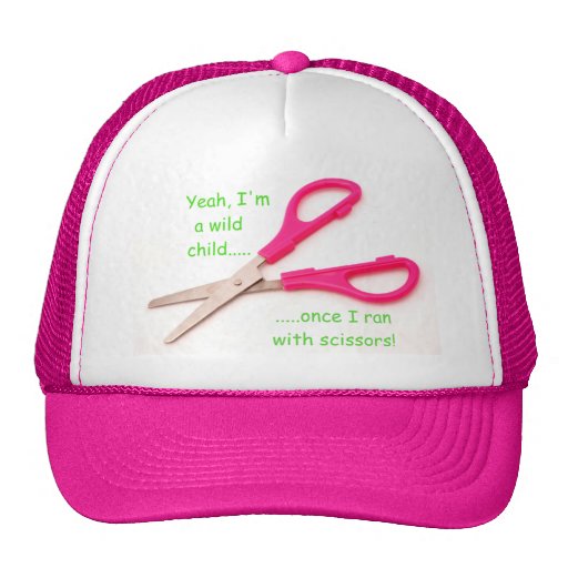 zodra ik met schaar ballcap liep pet met netje