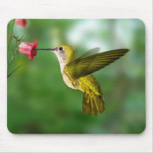 zoemende vogel mousepad muismat