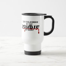 Zombi de vendeur de voiture tasse à café