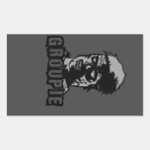 zombie groupie rechthoekige sticker