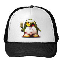 Zombie Tux (Linux Tux) Trucker Petten