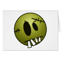 ZOMBIECON GEEL GEZICHT - KAARTEN