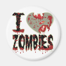 zombis du coeur i magnets pour réfrigérateur