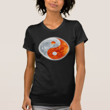 Zon van de Harmonie van Yang van Yin de Spirituele T-shirt