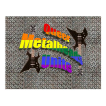 Zonderlinge Metalheads verenigt zich Wenskaart