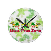 Zone sans viande horloge