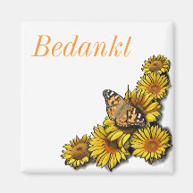 zonnebloem magneet