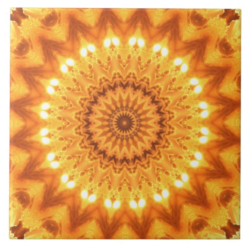 Zonneschijn en de Grote Tegel van Mandala van het  Geboortetegeltjes