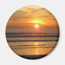 Zonsondergang 2 van San Diego Koelkast Magneetjes