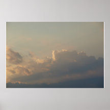 Zonsondergang dichtbij NAS Oceana, VA. Poster