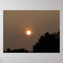 Zonsondergang in Virginia Beach, VA. Posters