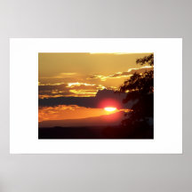 zonsondergang plaat
