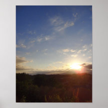 Zonsondergang Poster