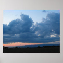 Zonsondergang Afdruk