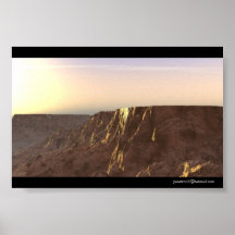 Zonsopgang - Povray Posters