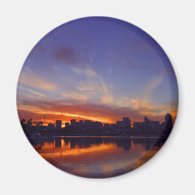 Zonsopgang van de Baai van San Diego Magneten