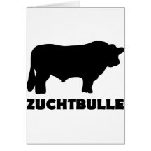 zuchtbulle cartes de vœux