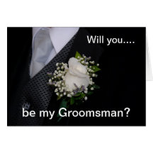Zult u Mijn Groomsman zijn Kaarten