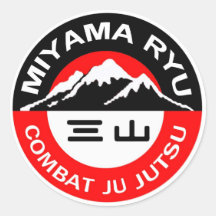Zwart & het Rode Logo van Ryu van Miyama Sticker