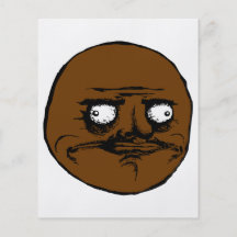 Zwart me het Gezicht Meme van de Woede Gusta Fullcolor Folder