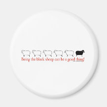 Zwart schapen magneten
