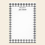 Zwart-wit Art deco briefpapier