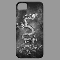 zwart-wit draakgeval casemate hoesje