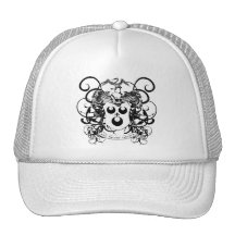 Zwart-witte de Kunst van het voodoo Pet