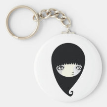 Zwarte Daling Sleutelhanger