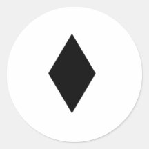 Zwarte Diamant Sticker