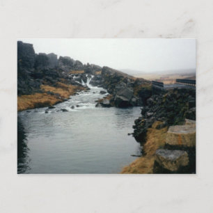 þingvellir UNESCO-site, IJsland Briefkaart
