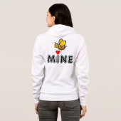 °·Ƹ̵̡Ӝ̵̨̄Ʒ Bee Mine Raglan Raglan Rits Hoodie ♥ Ƹ̵ (Achterkant volledig)
