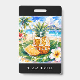 ʻOhana HIMELE Naambadge Ananas Badge