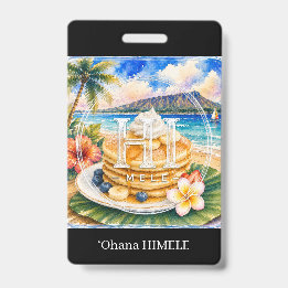 ʻOhana HIMELE Naambadge Pannenkoek Badge