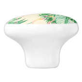 Μ Beauful Flamingos Keramische Knop (Zijkant)