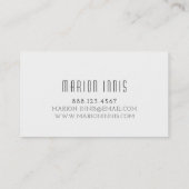 Μ Beauful Floral Nails Visitekaartje (Achterkant)