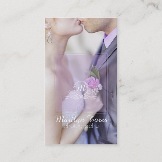 Μ Visitekaartje Fotografe: (Voorkant)