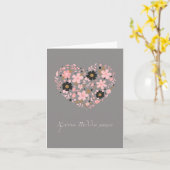 χρόνια πολλά μαμά, Griekse Moederdag Kaart (Gele Bloem)