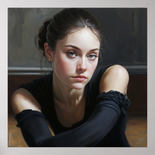 Б л р и (Ballerina) Poster (Voorkant)