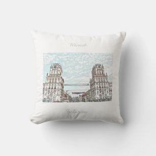 Б Biélь е л а р у М с Coussin de  de Minsk  de  de