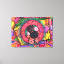 В о bij н bij de installatie bij de е bij de invoe canvas afdruk