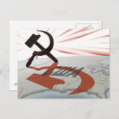 "С Ш А" BRIEFKAART (Voorkant / Achterkant)