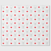 С beer krab, man boeg stropdas, rood hart cadeaupapier (Vlak)