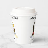 С ol Neoplasticisme Style Monogram. Brief D Papieren Bekers (Links)