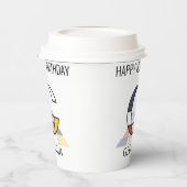 С ol Neoplasticisme Style Monogram. Brief G Papieren Bekers (Links)