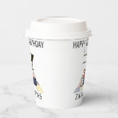 С ol Neoplasticisme Style Monogram. Letter Z Papieren Bekers (Links)